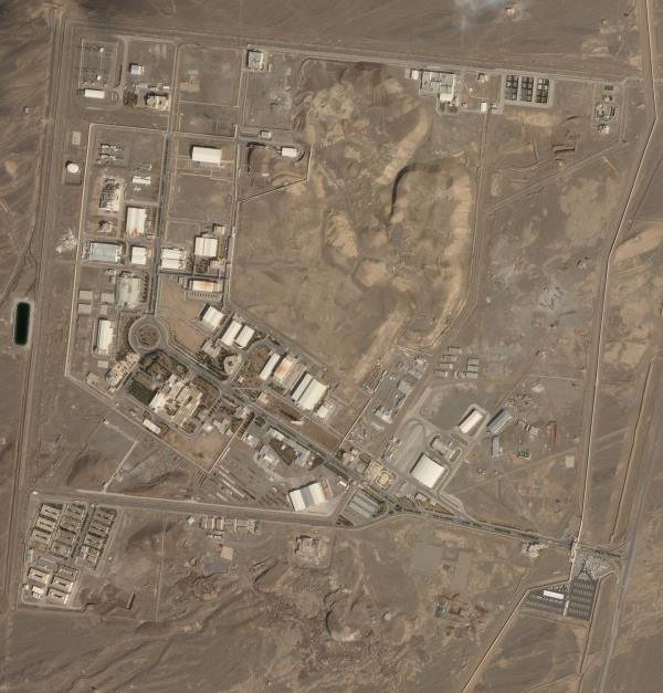 Iran's Natanz nuclear site in March. The UN atomic watchdog said it installed surveillance cameras to mo<em></em>nitor a new centrifuge workshop at Iran's underground Natanz site after a request from Tehran. Planet Labs PBC via AP