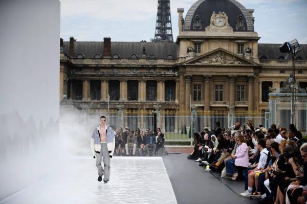 Matthew M. Williams clearly wanted to make a splash in his first standalone menswear show since being appointed in 2020. AFP