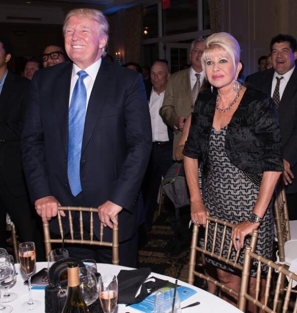  Do<em></em>nald Trump and Ivana Trump attend The Eric Trump 8th Annual Golf Tournament