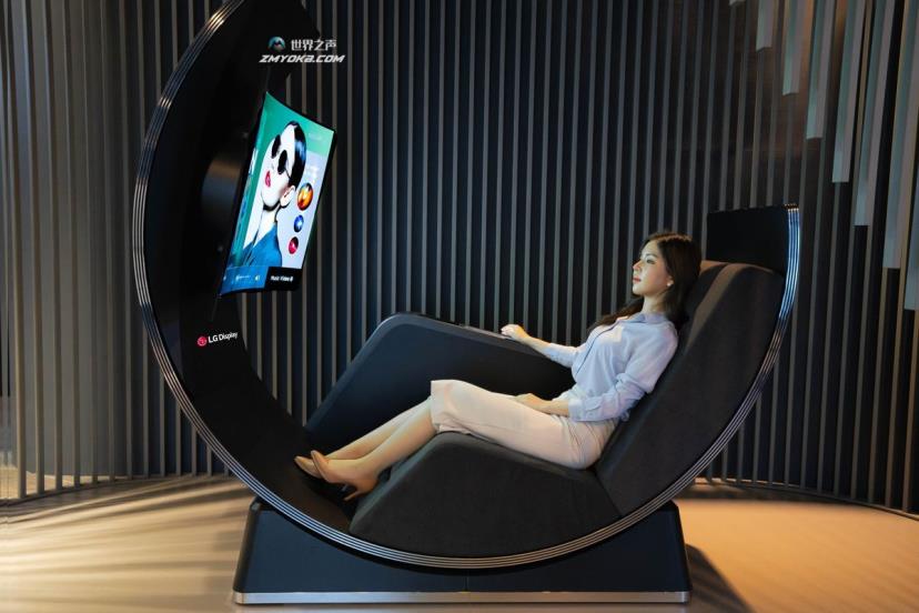 [CES 2022] LG对可滚动的痴迷延伸到曲面电视椅