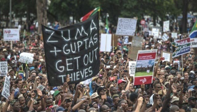 Former South African president Jacob Zuma, Indian-origin Gupta brothers pilfered public mo<em></em>ney to enrich now defunct media house: Report