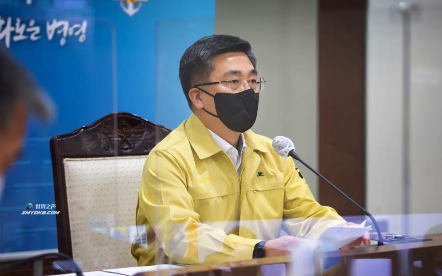 国防部部长在驻韩美军感染新冠病毒的情况下，呼吁“充分关注”盟国的防卫态势