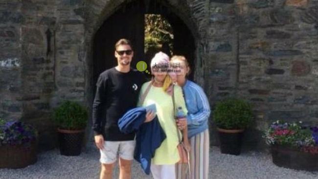 Elaine Hill-Clement on a trip to Scotland with her daughter Megan and son Stephen