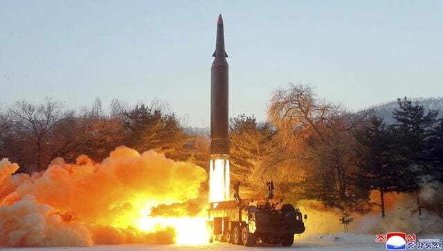 朝鲜在不到一周的时间里发射了第二枚疑似导弹