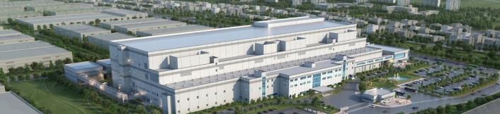 This image, provided by LG Chem Ltd. on Tuesday, 2022, shows a bird's-eye view of its new cathode factory to be built in the South Korean industrial city of Gumi, a<em></em>bout 260 kilometers southeast of Seoul. (LG Chem Ltd.)