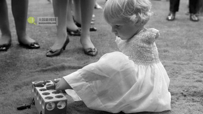 Phillipa Bradbourne, a Thalidomide baby born without arms at a 1963 party to mark the first anniversary of the Lady Hoare Thalidomide Appeal.