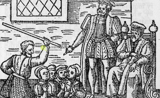 1591 engraving of a North Berwick witch trial